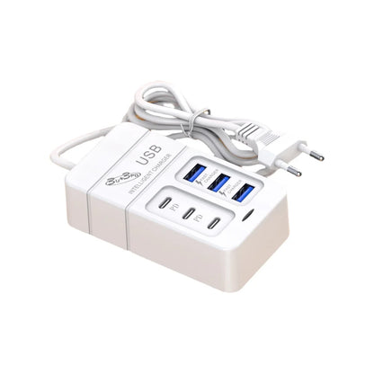 6 IN 1 USB Charger 35W PD Type C Fast