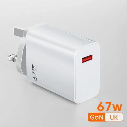 For Xiaomi 67W USB Super Fast Charger