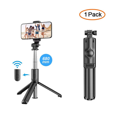 3In1 Bluetooth Wireless Selfie Tripod With Fill Light