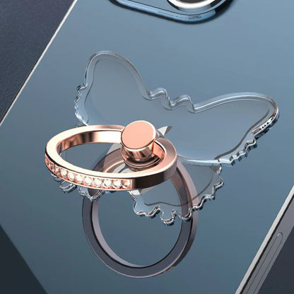 Transparent Cell Phone Ring Holder Stand 360°Degree