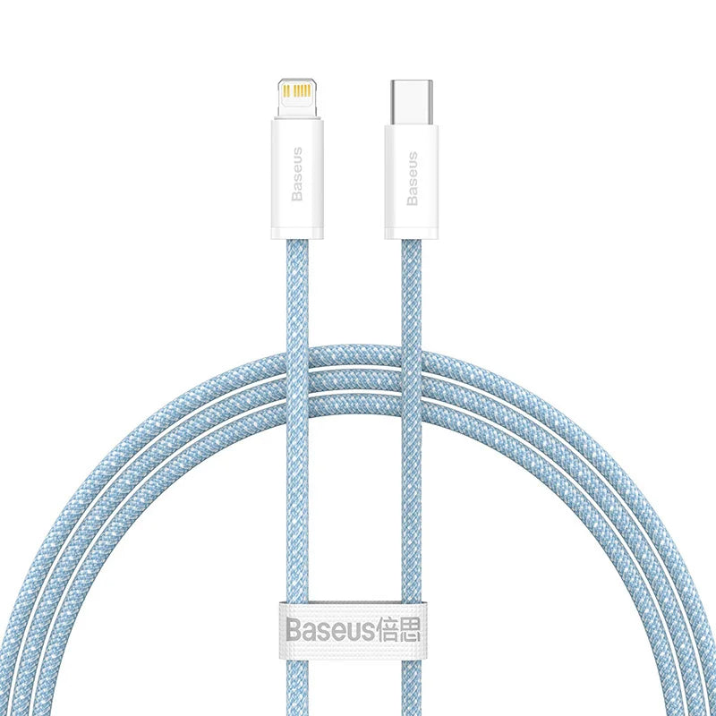 Baseus USB C Cable For IPhone 14 13 12 11 pro Max Xs Plus 20W Fast Charging Cable Type C Date Wire For ipad Macbook - CONGATON