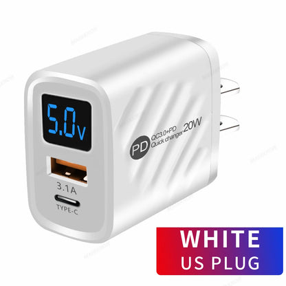 USB Type C Charger 20W PD Fast Charging