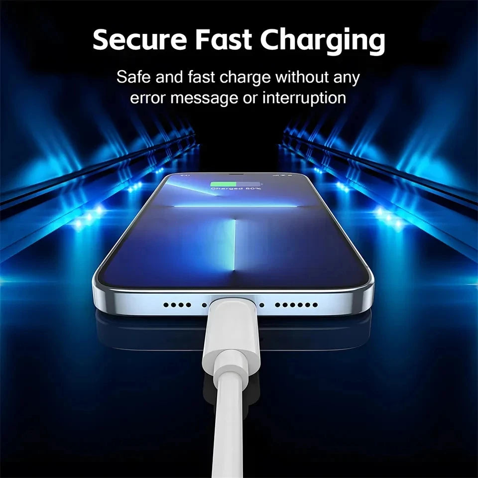 Original 30W USB Cable For Apple iPhone 14 13 12 11 Pro Max 7 8 Plus XS XR Fast Charging USB C TO iOS Cable Charger Accessories - CONGATON