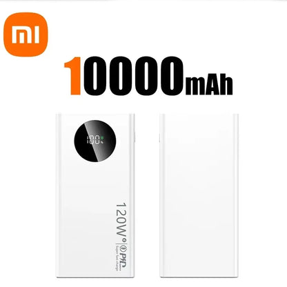 Xiaomi 120W 50000mAh High Capacity Power Bank Fast Charging Powerbank Portable Battery Charger For iPhone Samsung Huawei 2024 - CONGATON