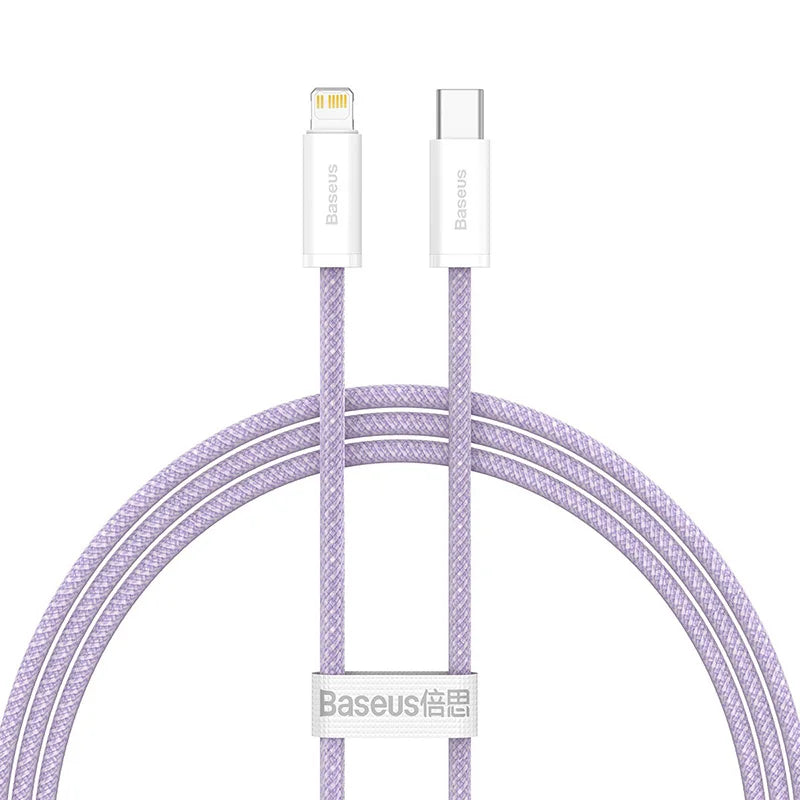 Baseus USB C Cable For IPhone 14 13 12 11 pro Max Xs Plus 20W Fast Charging Cable Type C Date Wire For ipad Macbook - CONGATON