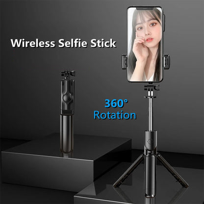 3In1 Bluetooth Wireless Selfie Tripod With Fill Light