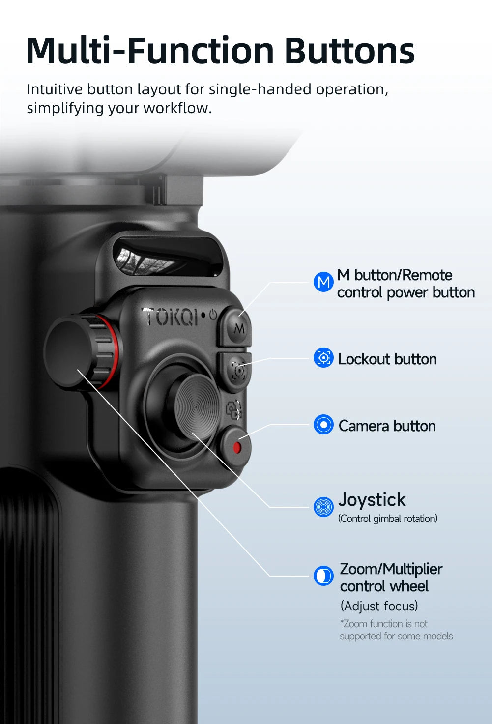 Handheld 3-Axis Gimbal Phone Holder Anti Shake