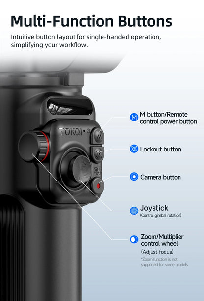 Handheld 3-Axis Gimbal Phone Holder Anti Shake