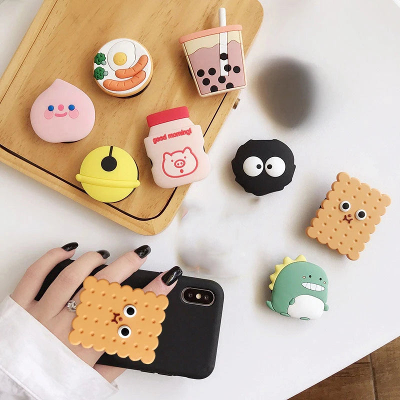 Cartoon Cute Animal Folding Mobile Phone Grip Holder