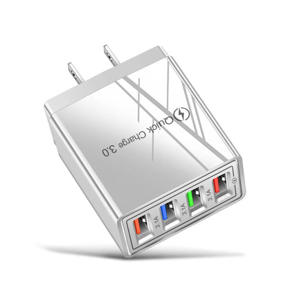 EU US Plug USB Charger Multi Port 4 USB