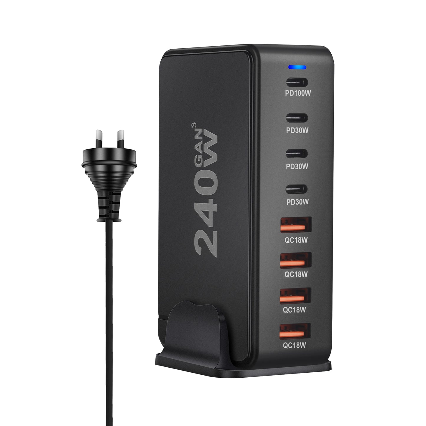 240W  Desktop GaN Charger 8-port USB