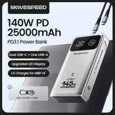 MOVESPEED M25Pro 140W Power Bank 25000mAh - CONGATON