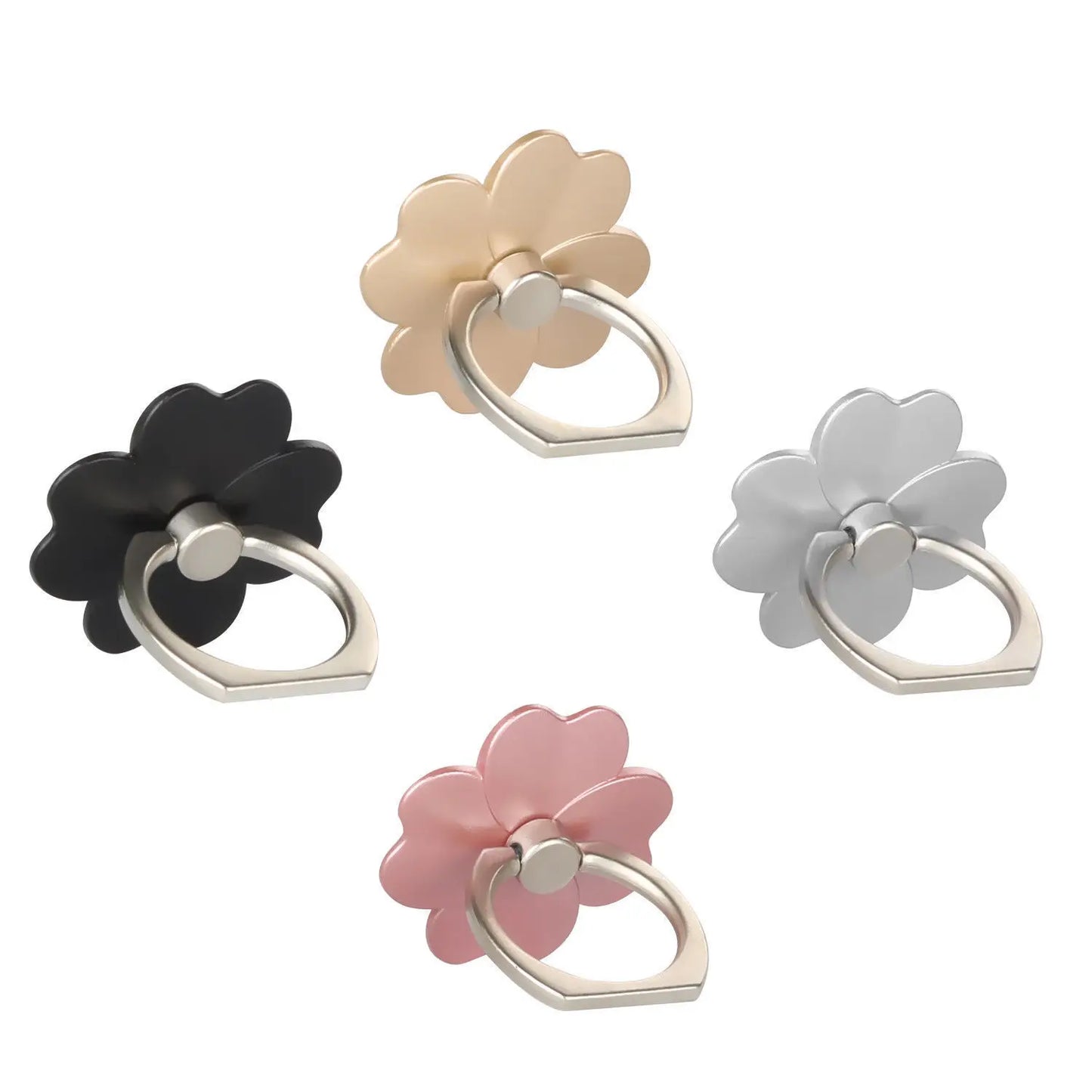 Four Leaf Clover Phone Finger Ring Holder