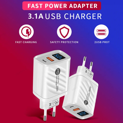 USB Type C Charger 20W PD Fast Charging