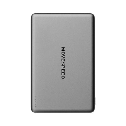 MOVESPEED S05 Magnetic Power Bank 5000mAh 20WPD Wireless Powerbank Slim Portable Battery Charger for iPhone 16 15 Samsung 24 23 - CONGATON