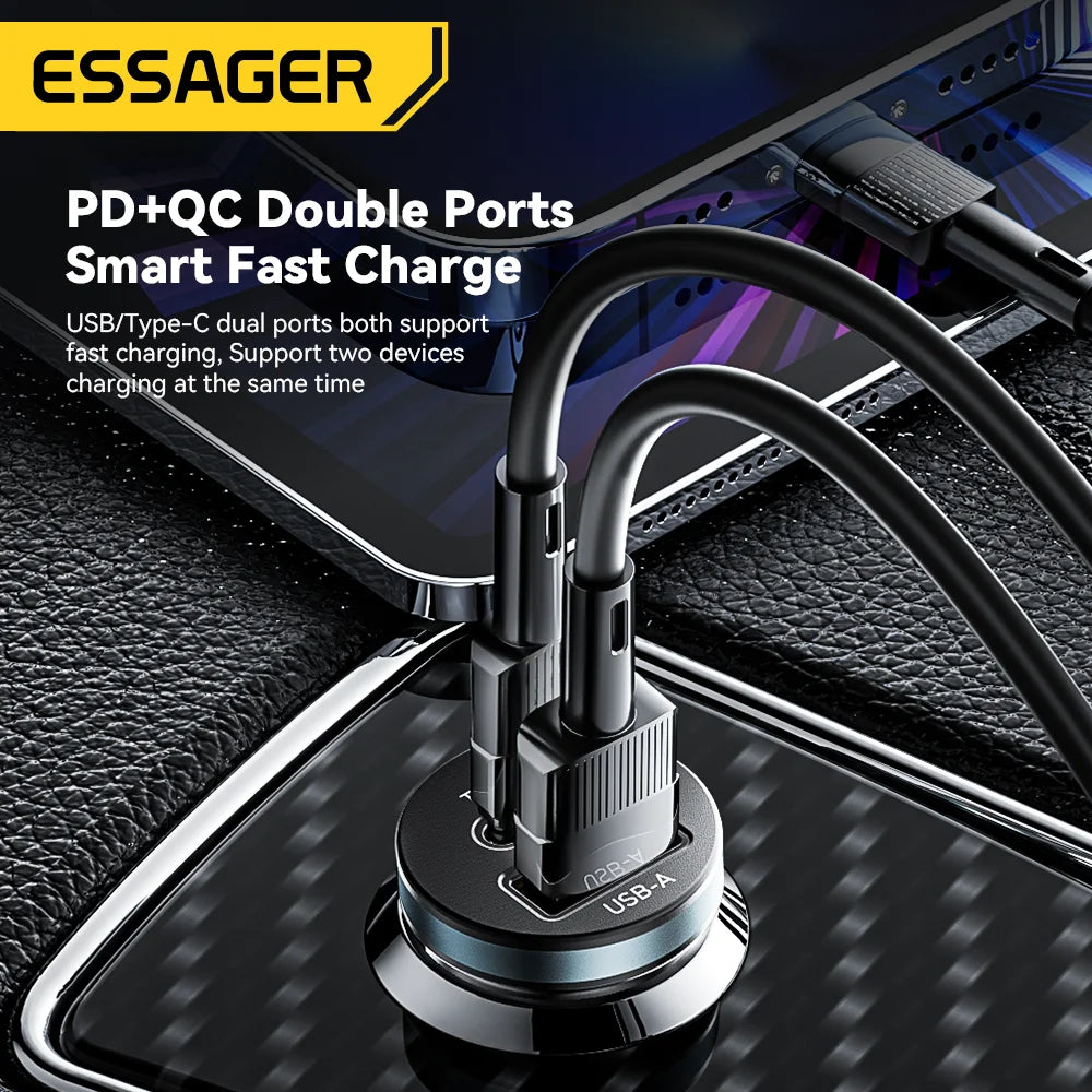 Essager 30W USB C Car Charger