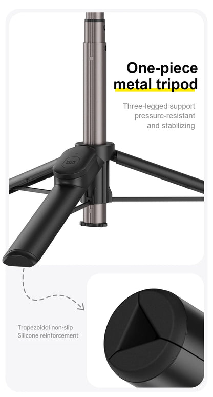 TELESIN Magnetic Selfie Stick Tripod with Remote