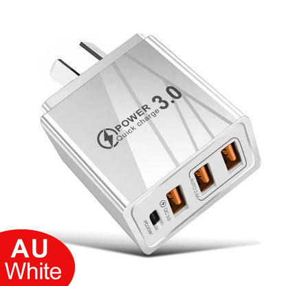 48W USB Charger QC 3.0 Type C PD