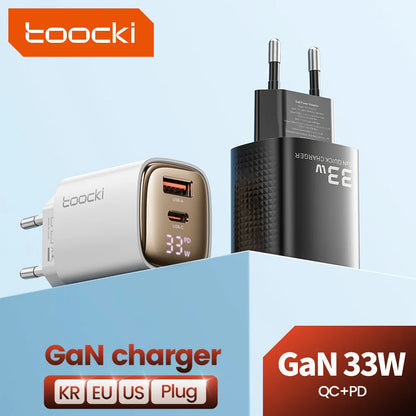 Toocki 33W GaN USB C Charger