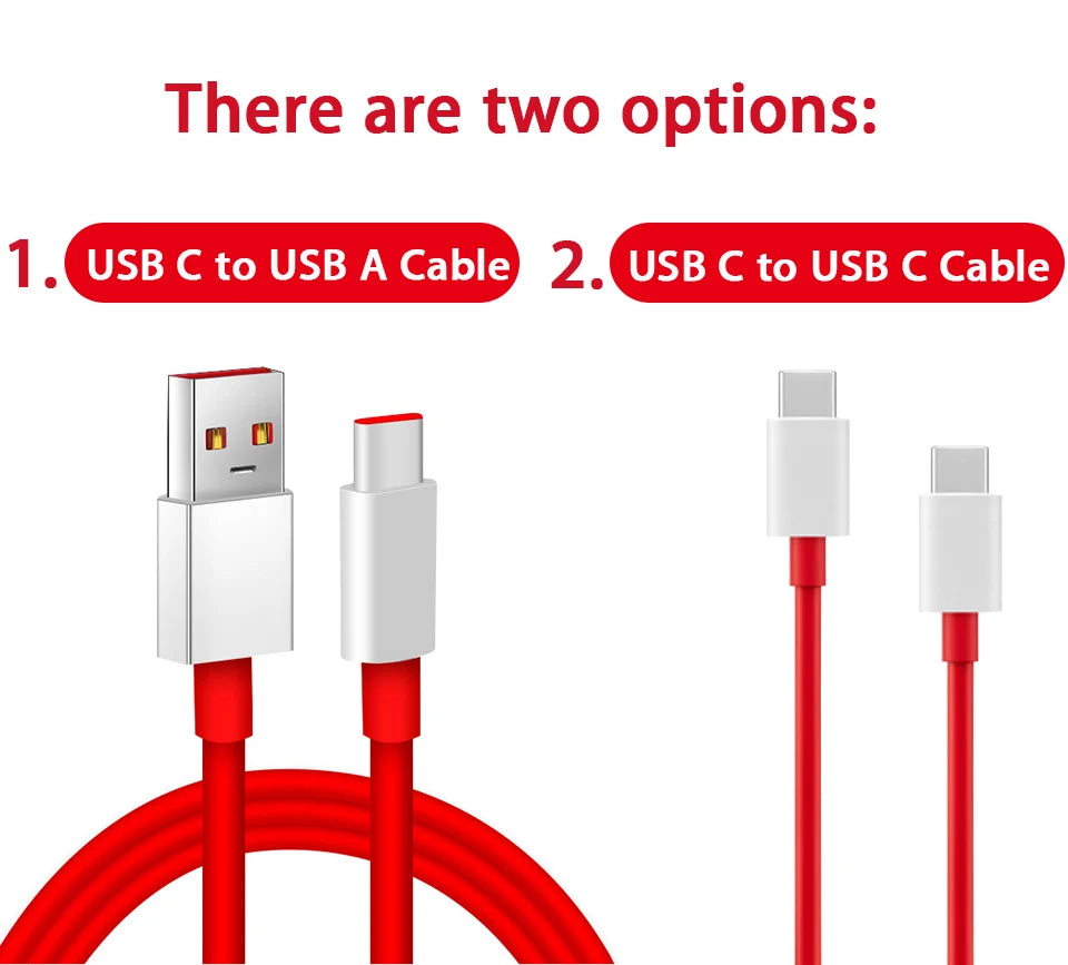 Oneplus 13 12 11 Cable Original 80W Supervooc Warp Charge Usb Type C Cable 100W Fast Charge One Plus 10T Nord CE 4 10 Ace 3 Pro - CONGATON