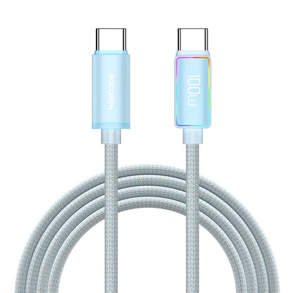 Rocoren 240W 5A High Power Fast Charging Type C Cable 100W PD 3.1 USB C Quick Charging Date Cord For iPhone Samsung Laptop iPad - CONGATON