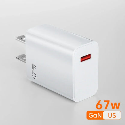 For Xiaomi 67W USB Super Fast Charger