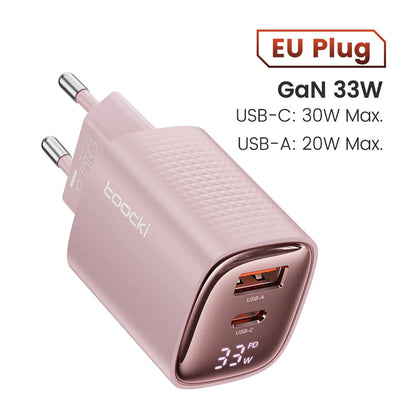 Toocki 33W GaN USB C Charger