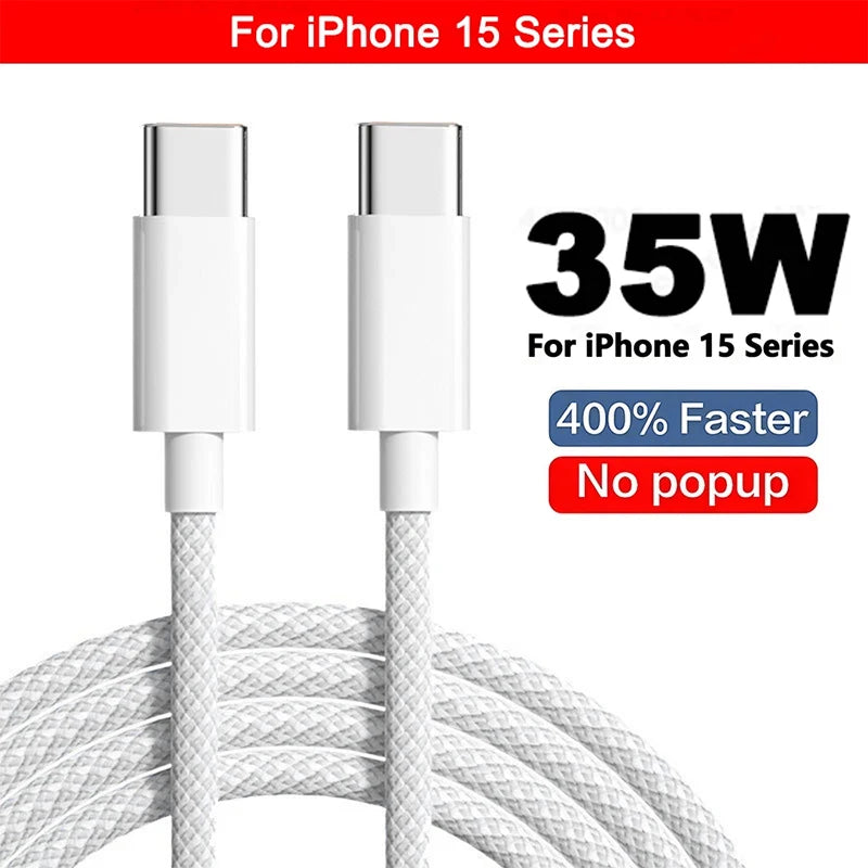 PD 30W USB Cable For Apple iPhone 15 14 13 12 11 Pro Max 7 8 Plus XS X XR Fast Charging USB C Cable Charge Date Wire Accessories - CONGATON