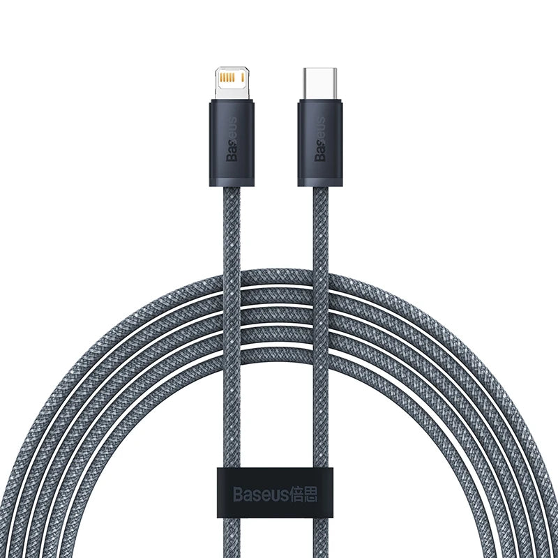 Baseus USB C Cable For IPhone 14 13 12 11 pro Max Xs Plus 20W Fast Charging Cable Type C Date Wire For ipad Macbook - CONGATON