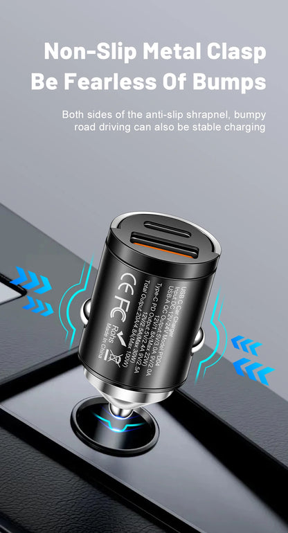 100W PD Car Charger USB Type C