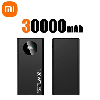 Xiaomi 120W 50000mAh High Capacity Power Bank Fast Charging Powerbank Portable Battery Charger For iPhone Samsung Huawei 2024 - CONGATON