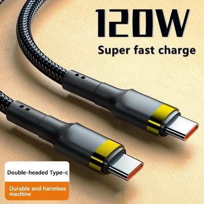 Xiaomi PD 120W Fast Charging For Samsung S24 USB C TO USB Type C Cable For iPhone 15 Plus Pro Max Xiaomi 14 Quick Fast Charger - CONGATON