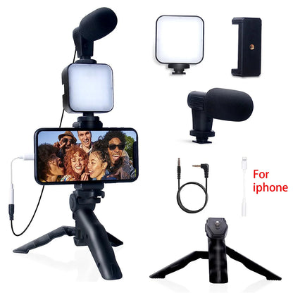 Smartphone Vlogging Kit for iPhone Android