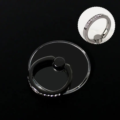 Transparent Cell Phone Ring Holder Stand 360°Degree