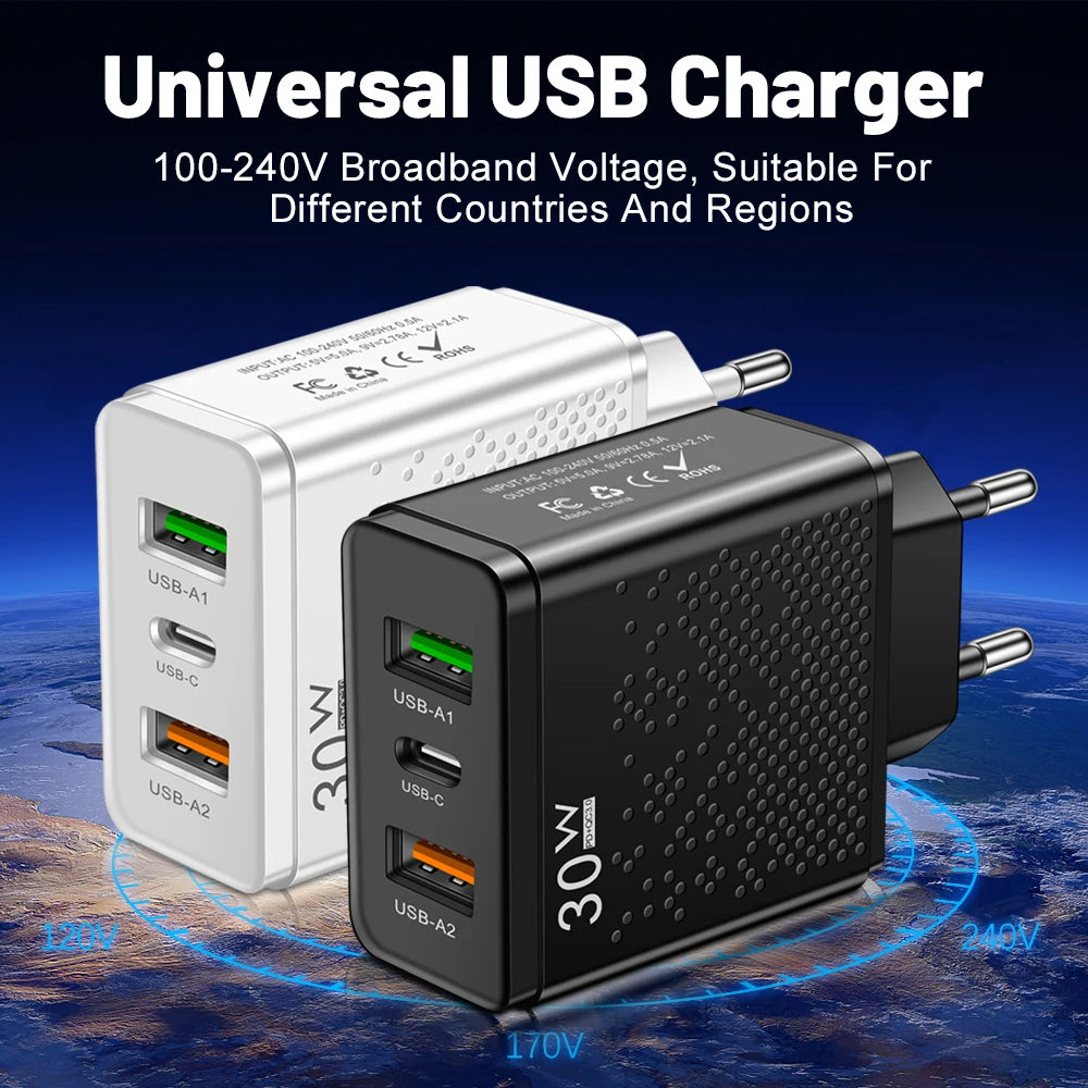 30W USB C Charger Fast  Charger