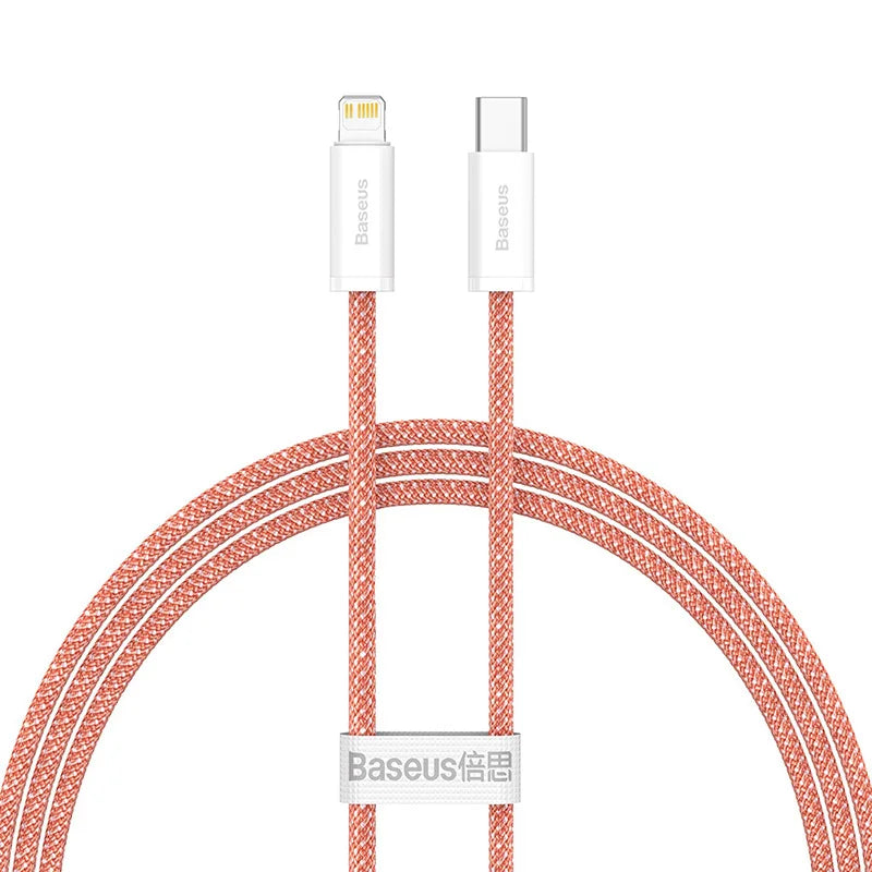 Baseus USB C Cable For IPhone 14 13 12 11 pro Max Xs Plus 20W Fast Charging Cable Type C Date Wire For ipad Macbook - CONGATON