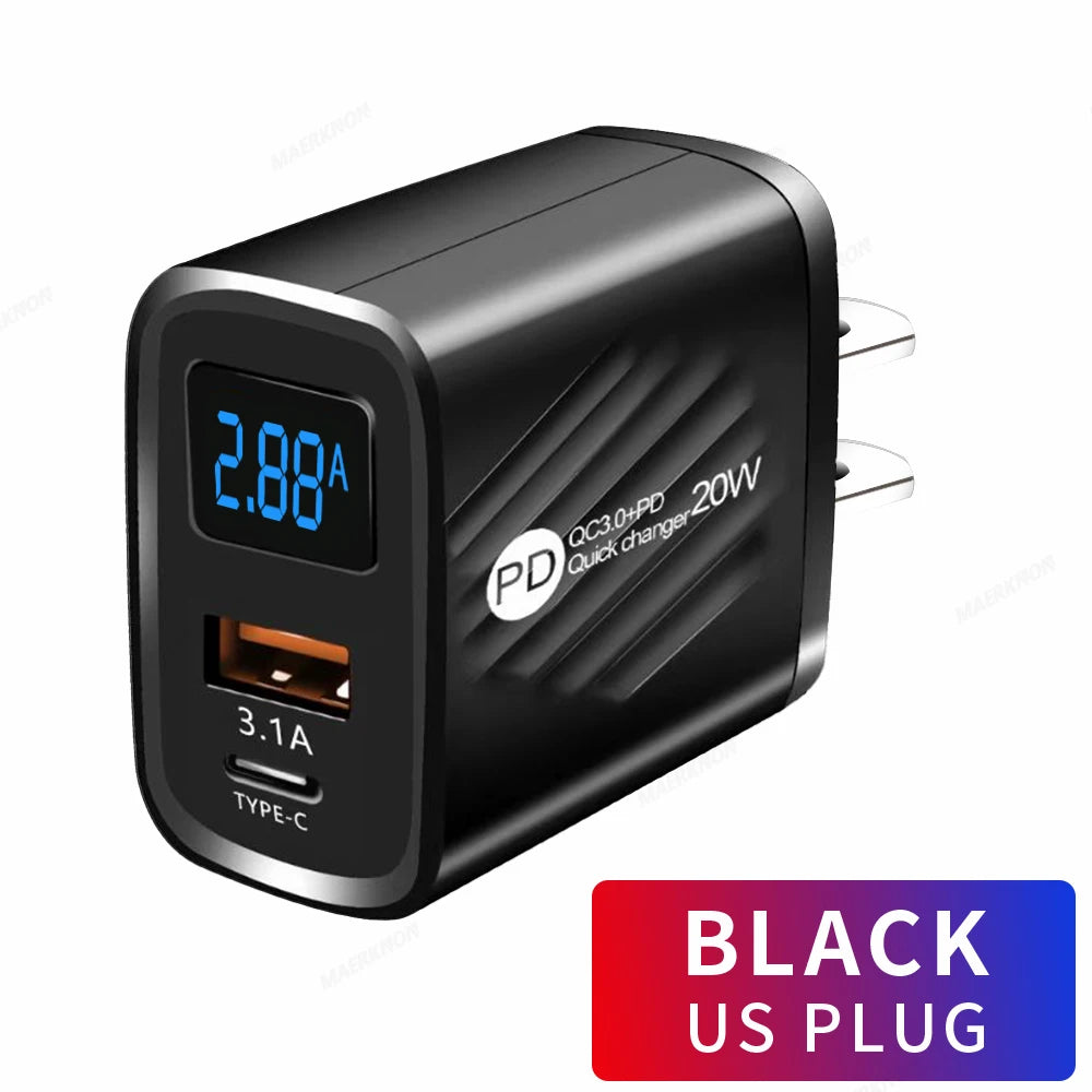 USB Type C Charger 20W PD Fast Charging