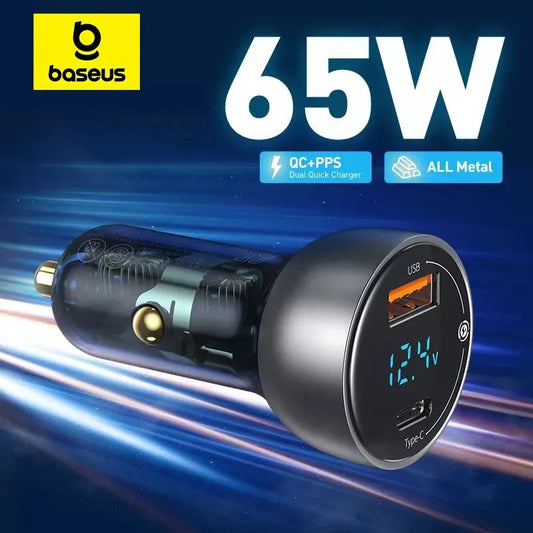 Baseus 65W PPS Car Charger