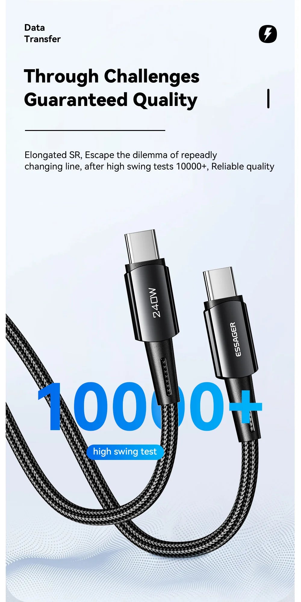 Essager 240W Super Fast Charge Type-C