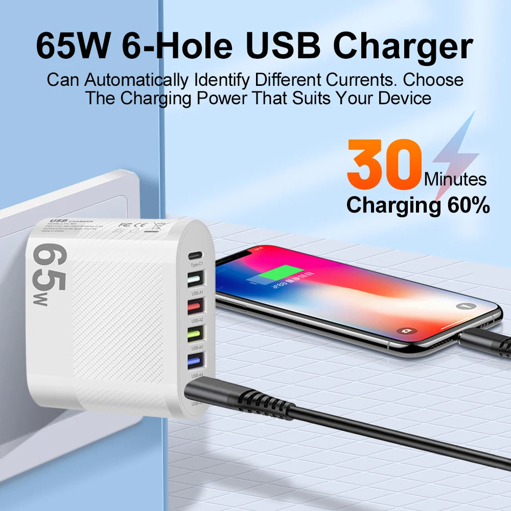 3.1A 5Ports USB Charger