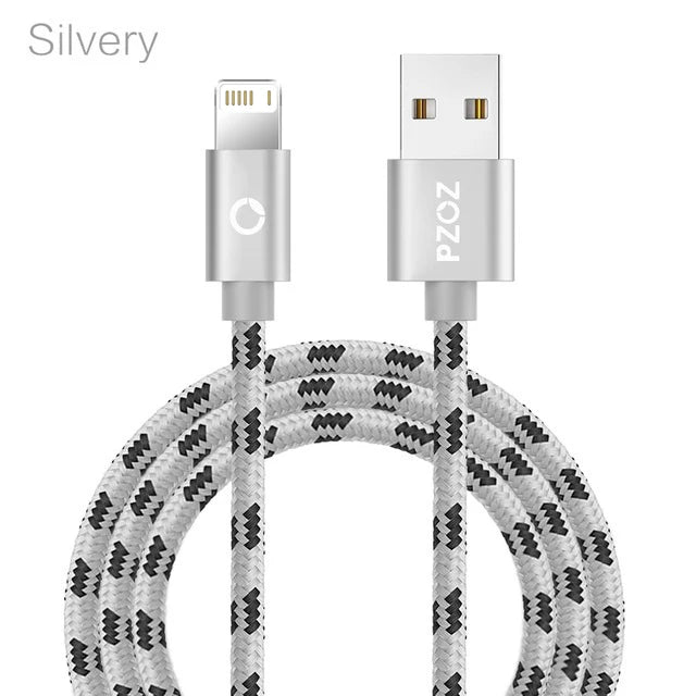 PZOZ Usb Cable For iphone cable 14 13 12 11 pro max Xs Xr X SE 8 7 6s plus ipad air mini fast charging cable For iphone charger - CONGATON