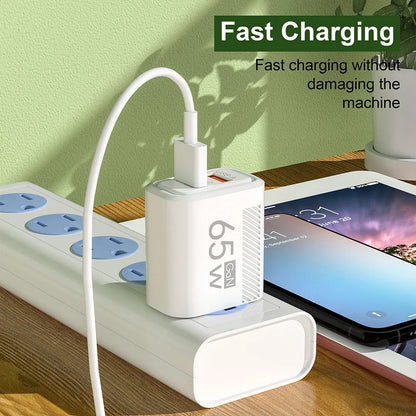 65W GaN USB C Charger Fast Charging