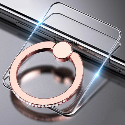 Transparent Cell Phone Ring Holder Stand 360°Degree