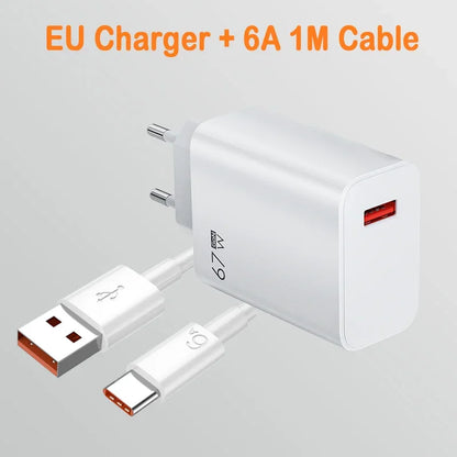 For Xiaomi 67W USB Super Fast Charger