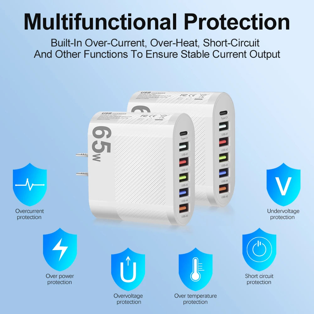 3.1A 5Ports USB Charger