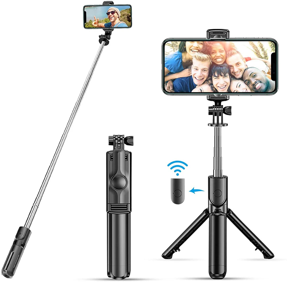 3In1 Bluetooth Wireless Selfie Tripod With Fill Light