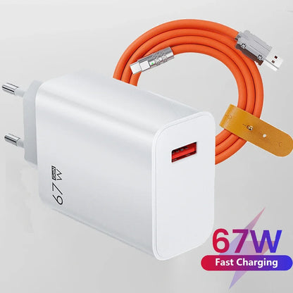 For Xiaomi 67W USB Super Fast Charger