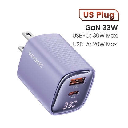 Toocki 33W GaN USB C Charger