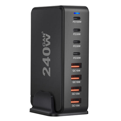 240W  Desktop GaN Charger 8-port USB