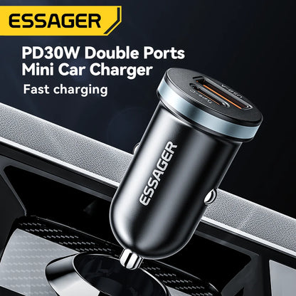 Essager 30W USB C Car Charger